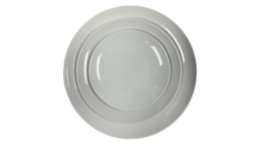 Deco White Plate - Desser rental Miami-Ft. Lauderdale, FL