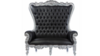 Lounge - Double Seat Black With Silver Trim Throne rental in Miami-Ft. Lauderdale, FL