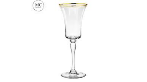 Glassware - Wine Rim Gold rental Miami-Ft. Lauderdale, FL