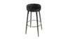 Velvet Round Backless Stool - Marble Black/Gold rental in Miami-Ft. Lauderdale, FL
