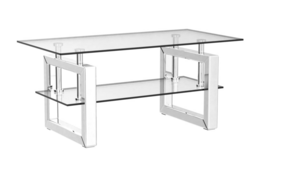 Coffe Table Silver-Mirrored rental Miami-Ft. Lauderdale, FL