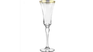 Glassware - Champange Rim Gold rental Miami-Ft. Lauderdale, FL