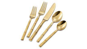 Flatware - Golden Bamboo Teaspoon rental Miami-Ft. Lauderdale, FL
