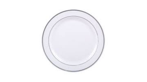 Plate - Rim Silver Salad rental Miami-Ft. Lauderdale, FL
