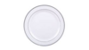 Plate - Rim Silver Dessert rental in Miami-Ft. Lauderdale, FL