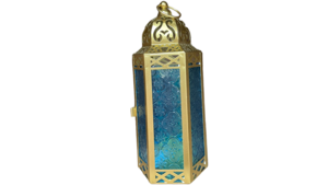 Decoration - Lantern Gold and Blue rental Miami-Ft. Lauderdale, FL
