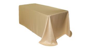 Satin Linen 90x156"- Champagne rental Miami-Ft. Lauderdale, FL