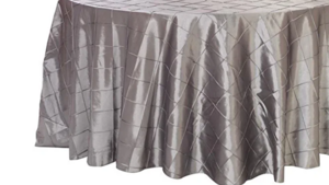 Pintuck Linen 132" - Grey rental Miami-Ft. Lauderdale, FL