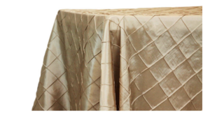 Pintuck Linen 90x156" - Champangne rental Miami-Ft. Lauderdale, FL