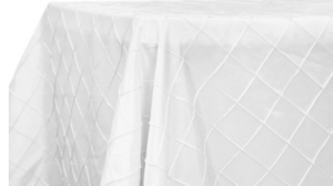 Pintuck Linen 90x156" - White rental Miami-Ft. Lauderdale, FL