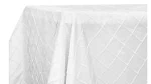 Pintuck Linen 90x132" - White rental Miami-Ft. Lauderdale, FL
