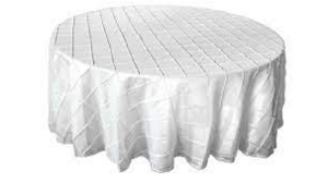 Pintuck Linen 108" - White rental Miami-Ft. Lauderdale, FL
