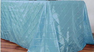 Pintuck Linen 90x132" - Sky blue rental Miami-Ft. Lauderdale, FL