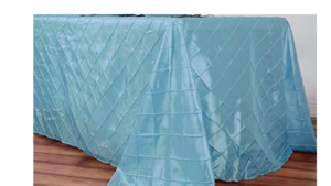 Pintuck Linen 90x156" - Sky blue rental Miami-Ft. Lauderdale, FL