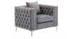 Velvet Single Chair Sofa Button Tufted - Gray rental in Miami-Ft. Lauderdale, FL