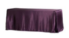 Satin Linen 90x 156"- Plum rental in Miami-Ft. Lauderdale, FL