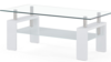 Coffee Table Glass Top - White rental in Miami-Ft. Lauderdale, FL