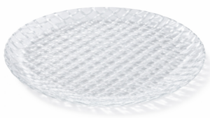 Basketweave Glass Salad Plate 8.5" (Pack of 10) rental New York, NY
