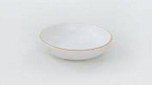 Plate - White Gold Rim All Purpose Bowl 6" rental Miami-Ft. Lauderdale, FL