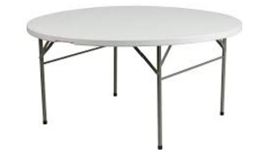 Round Table (Plastic) - 60" rental Miami-Ft. Lauderdale, FL