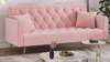 Sofa Velvet Yessir- Blush Pink rental in Miami-Ft. Lauderdale, FL