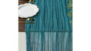 Runner - Teal Cheese Cloth 13ftx27" rental Miami-Ft. Lauderdale, FL