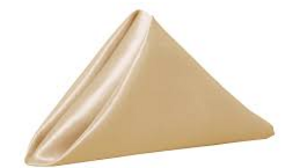 Satin Napkin - Champagne rental Miami-Ft. Lauderdale, FL