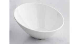 Bowls - White Slanted Melamine rental Miami-Ft. Lauderdale, FL