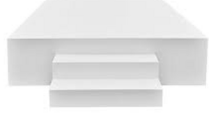 Stage for Chuppah (White Acrylic w/ steps) 12x12' rental Miami-Ft. Lauderdale, FL