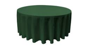 Polyester Linen 132"- Hunter Green rental Miami-Ft. Lauderdale, FL
