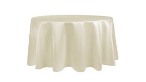 Satin Linen 96"- Ivory rental Miami-Ft. Lauderdale, FL