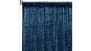 Pipe & Drape Draping - Navy Blue Velvet rental Miami-Ft. Lauderdale, FL