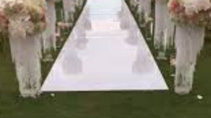 White Acrylic Runner Aisle (Size 4x24') rental Miami-Ft. Lauderdale, FL