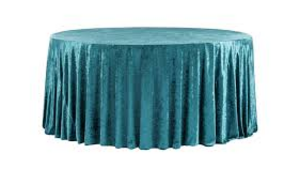 Velvet Linen 120"- Dark Teal rental Miami-Ft. Lauderdale, FL