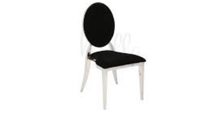 Stainless Steel Alexa Chair - "O" Silver Black ... rental Miami-Ft. Lauderdale, FL