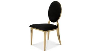 Stainless Steel Alexa Chair - "O" Gold Black Ve... rental Miami-Ft. Lauderdale, FL