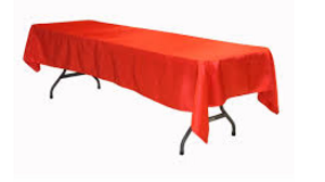 Satin Linen 60x120"- Red rental Miami-Ft. Lauderdale, FL
