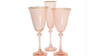 Glassware - Gold Rim Rose Champagne Glass rental in Miami-Ft. Lauderdale, FL