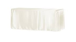 Satin Linen 90x 132"- Ivory rental Miami-Ft. Lauderdale, FL