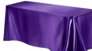 Satin Linen 90x 156"- Purple rental Miami-Ft. Lauderdale, FL
