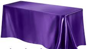 Satin Linen 108x 156"- Purple rental Miami-Ft. Lauderdale, FL