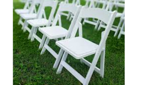 Folding Chair - White Resin (New) rental Miami-Ft. Lauderdale, FL