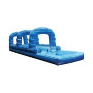 Blue Double Lane Slip 'n' Slide  rental San Antonio, TX