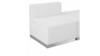 White Leather Chair W/ Back rental in Miami-Ft. Lauderdale, FL