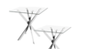 Modern Square Side Table, End Table With Glass Top rental in Miami-Ft. Lauderdale, FL