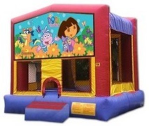 13x13 Bounce House with Dora Panel rental in San Antonio, TX