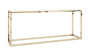 Bentley Table Polished Gold White - 72"L x 18"W... rental New York, NY