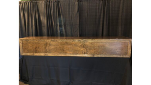 Brown Wood Bar Top 8' rental Columbus-Auburn, GA