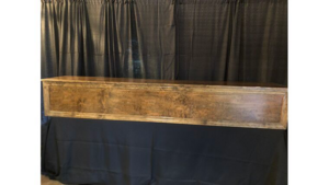 Brown Wood Bar Top 6' rental Columbus-Auburn, GA