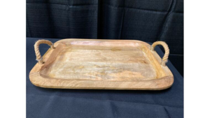 Large Wooden Rectangle Tray rental Columbus-Auburn, GA